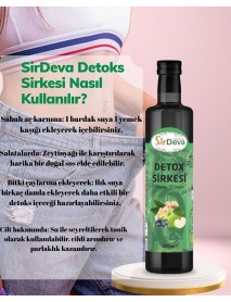 SirDeva Detox Sirkesi Doğal Fermantasyon 500 ml.