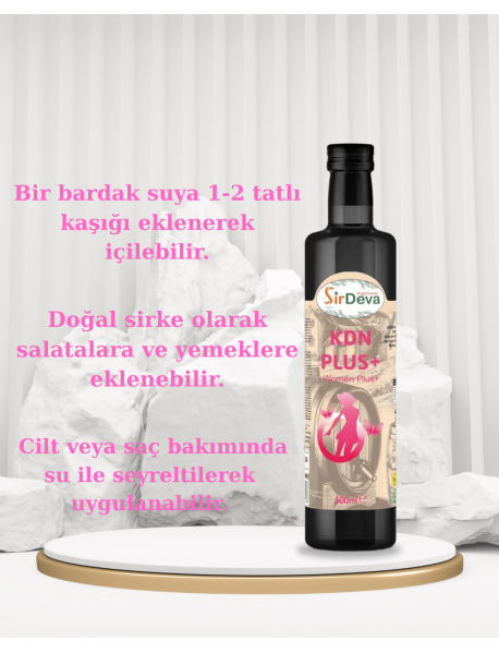 SirDeva Kadın Pls Sirkesi Hayıt Otu Ekstratlı) 500 ml.