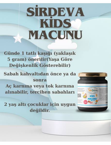 SirDeva Kids Macunu(Çocuk Macunu 350g)
